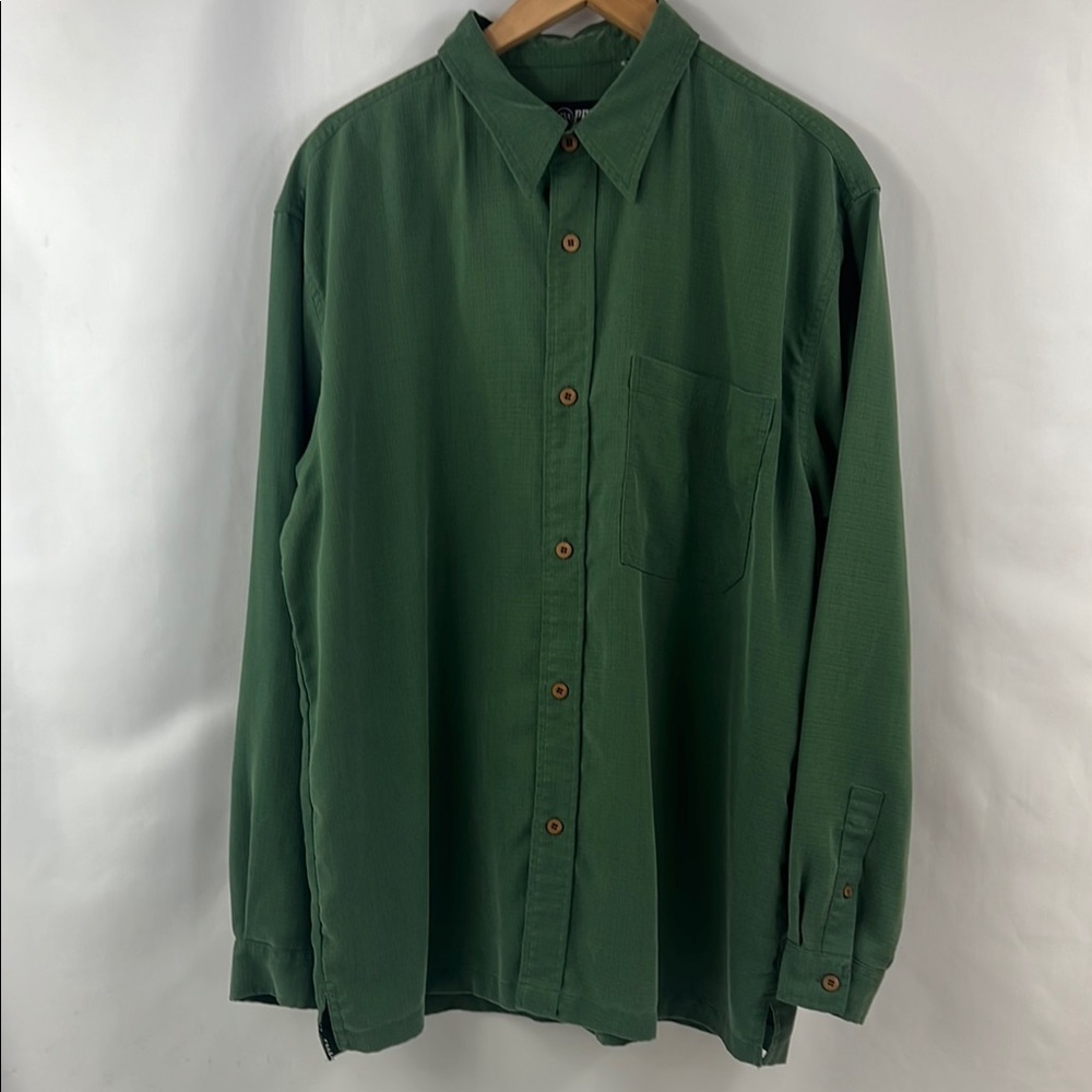 Pelle Pelle Marc Buchanan Forest Green Button-Up Shirt Size XXXL